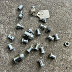 Mafac Brake Parts Lot New Vintage Retro Straddle Cable Clamp Bolt Nut Chrome-Bicycle Bin