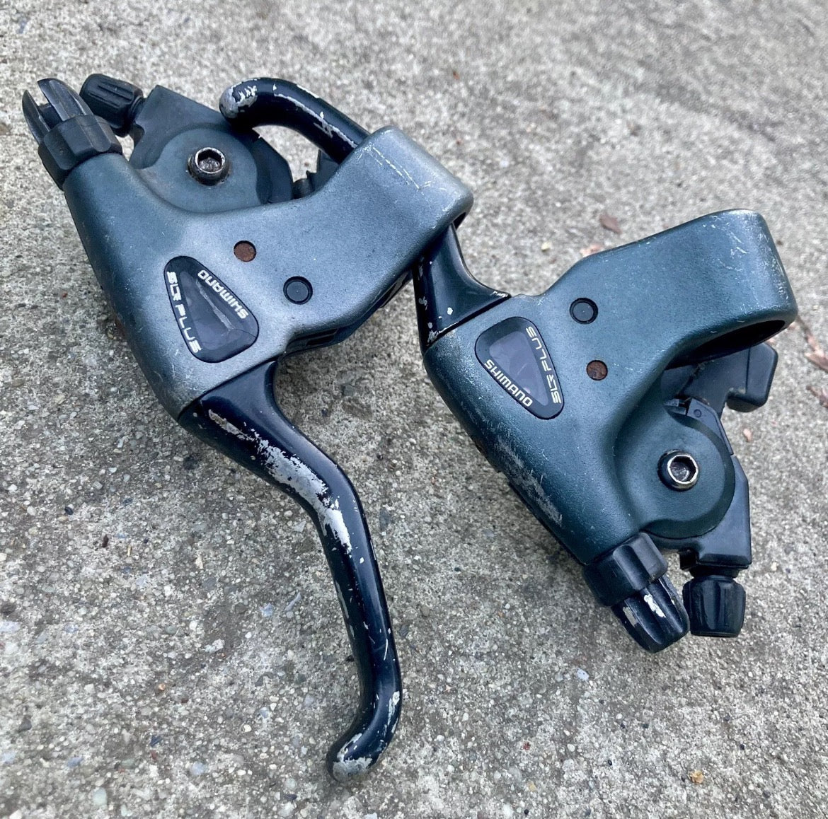 Shimano Deore XT PLUS ST-M092 3x7 Speed Shifter Brake Lever Brifter Set Vintage