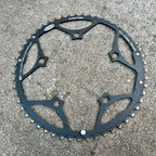 Used Stronglight Easton 53T Tooth 130BCD Chainring 10 Speed CT2 Ceramic Teflon Black-Bicycle Bin