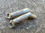 Used Gary Fisher Control Tech Aluminum Welded Angle Bar Ends Silver Vintage Retro MTB-Bicycle Bin