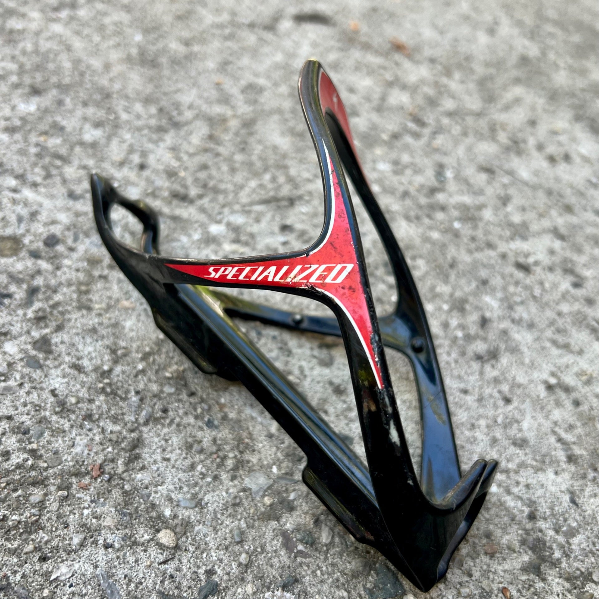 Specialized Carbon Rib Cage Water Bottle Cage Red Black Road Mountain Gravel MTB