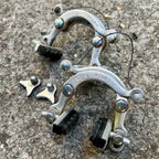 Used Mafac Racer Centerpull Brakes Vintage Brake Set Road Touring Bike Silver Gray-Bicycle Bin