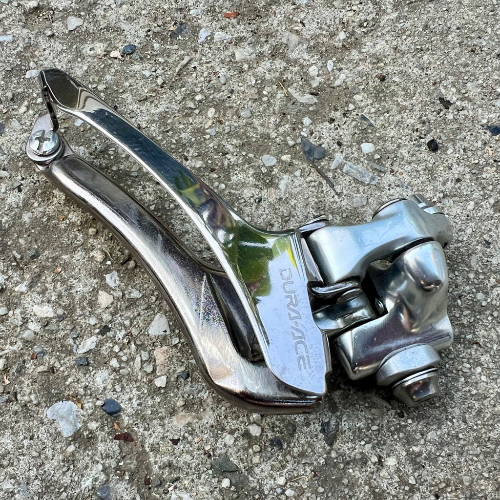 MINT Shimano Dura Ace FD-7700 Front Derailleur Braze On Bottom Pull 2x9 Speed 
