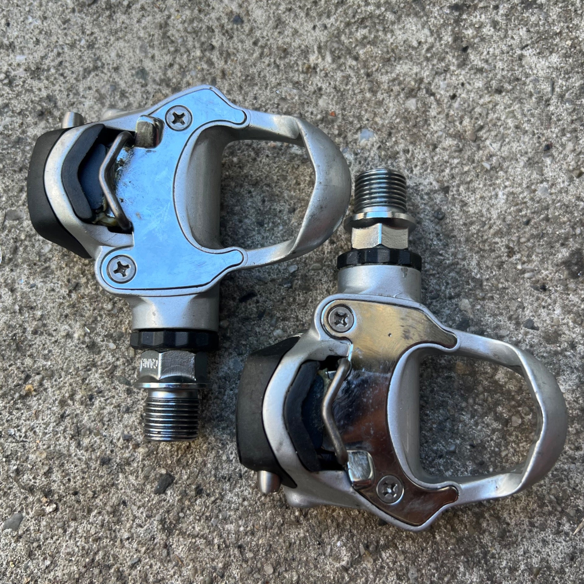Campagnolo Daytona Clipless Pedals Pro Fit Vintage Road Gravel Gray Campy
