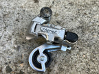Used Huret Rival 6 Speed Rear Derailleur Short Cage Silver Vintage Retro Road Bike-Bicycle Bin