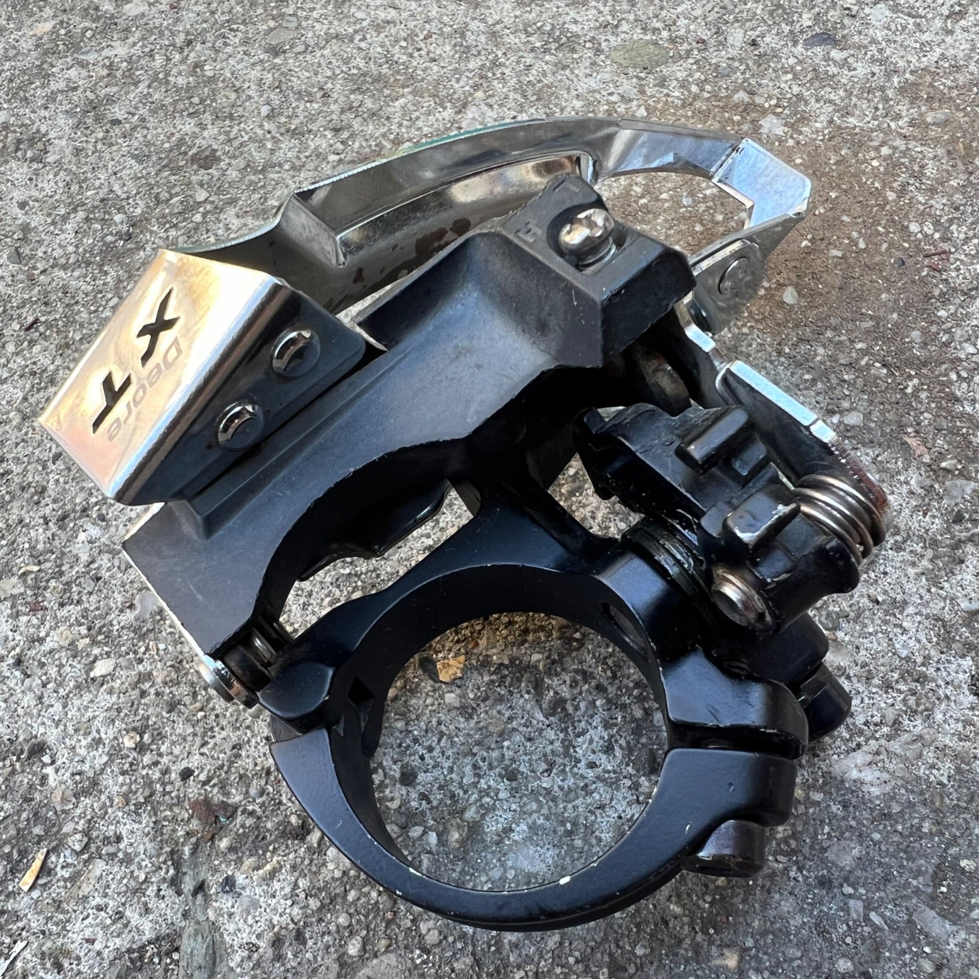 Shimano Deore XT FD-M770 34.9mm Dual Pull Front Derailleur Low Clamp 3x9 Triple 