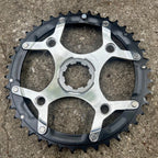 NOS Shimano Deore LX 42T Chainring IG Direct Mount 104/64 BCD Silver Black MTB-Bicycle Bin