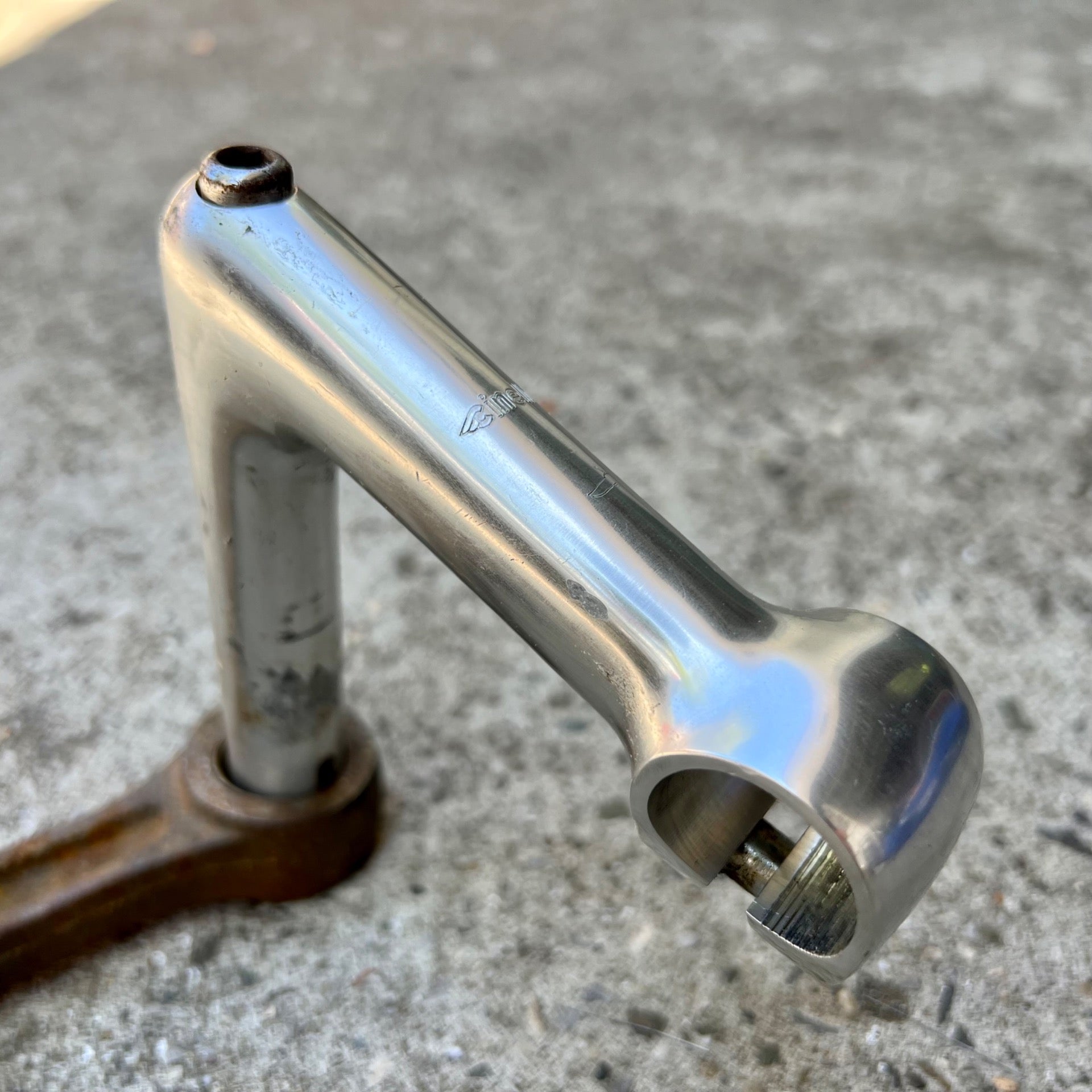 Cinelli 1A Quill Stem 26.0x100mm 1” Vintage Retro Road Bike Silver Touring Bike