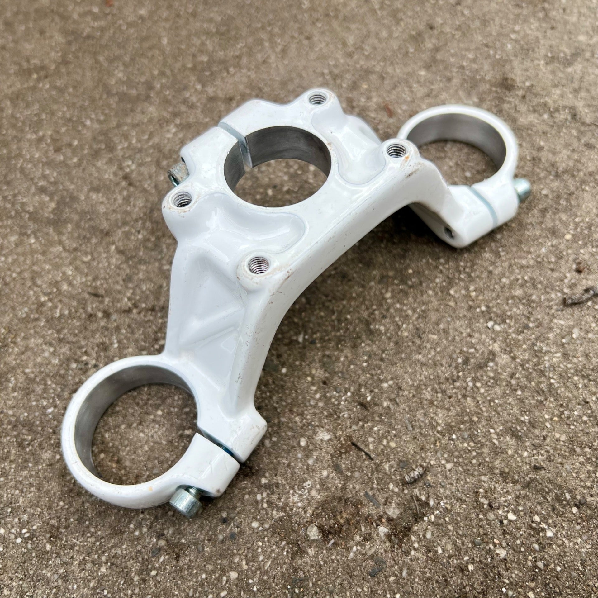2010-2015 Rockshox Boxxer Tall Crown 35mm Stanchion 1 1/8” White Dual Crown DH 