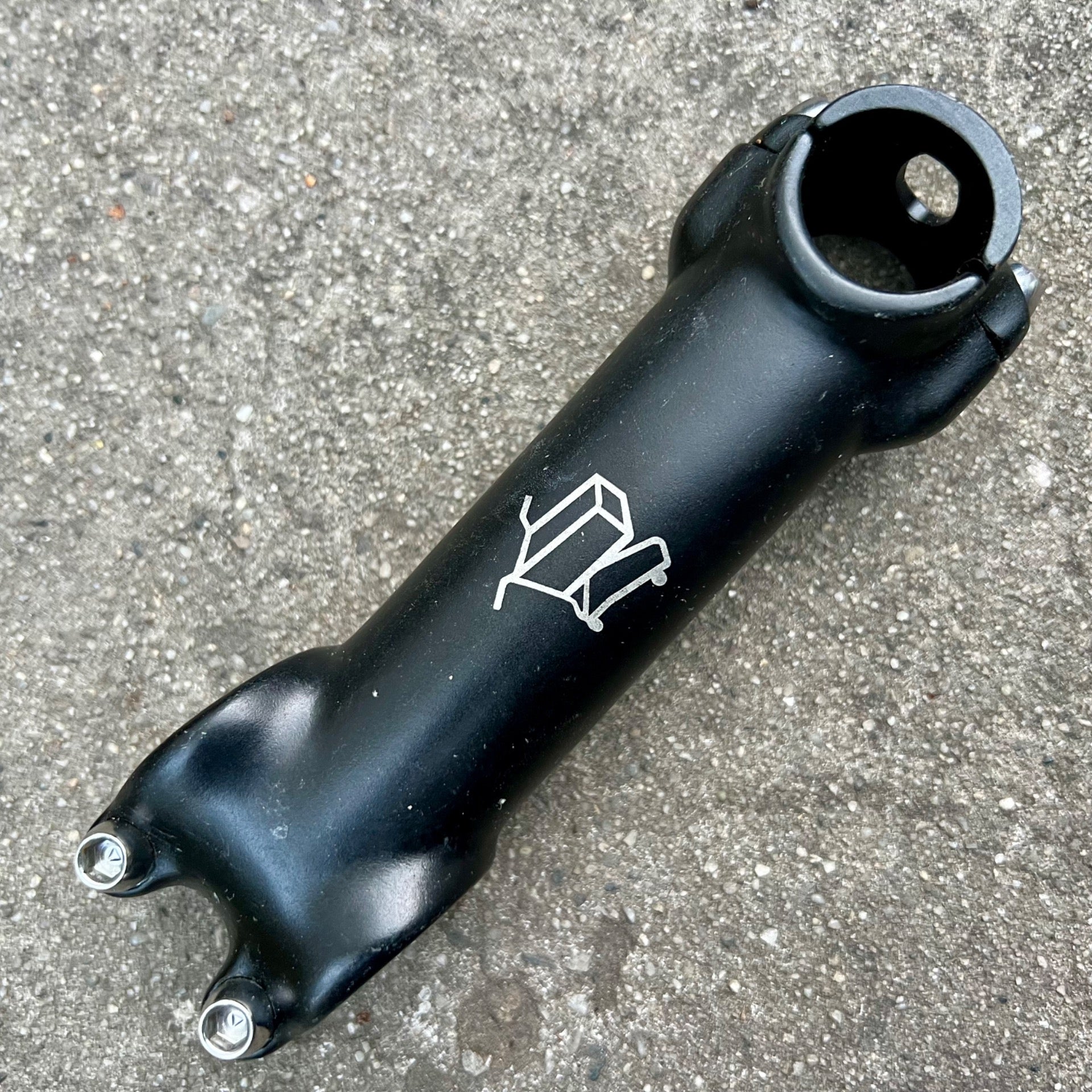 Swobo 25.4x120mm 1 1/8in Threadless Stem Black Road Gravel Shopping Cart Logo