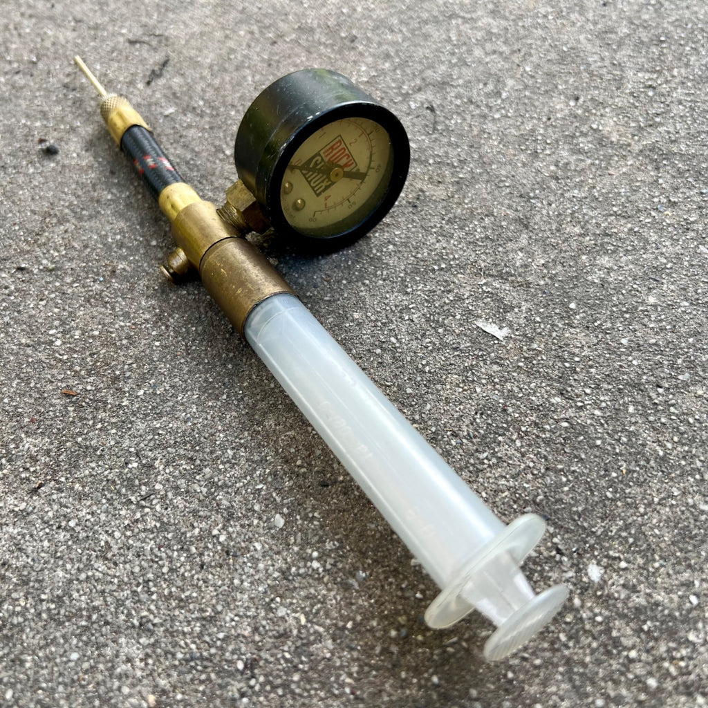 RockShox MAG Shock Pump Vintage Mountain Bike Needle Valve Retro MTB 