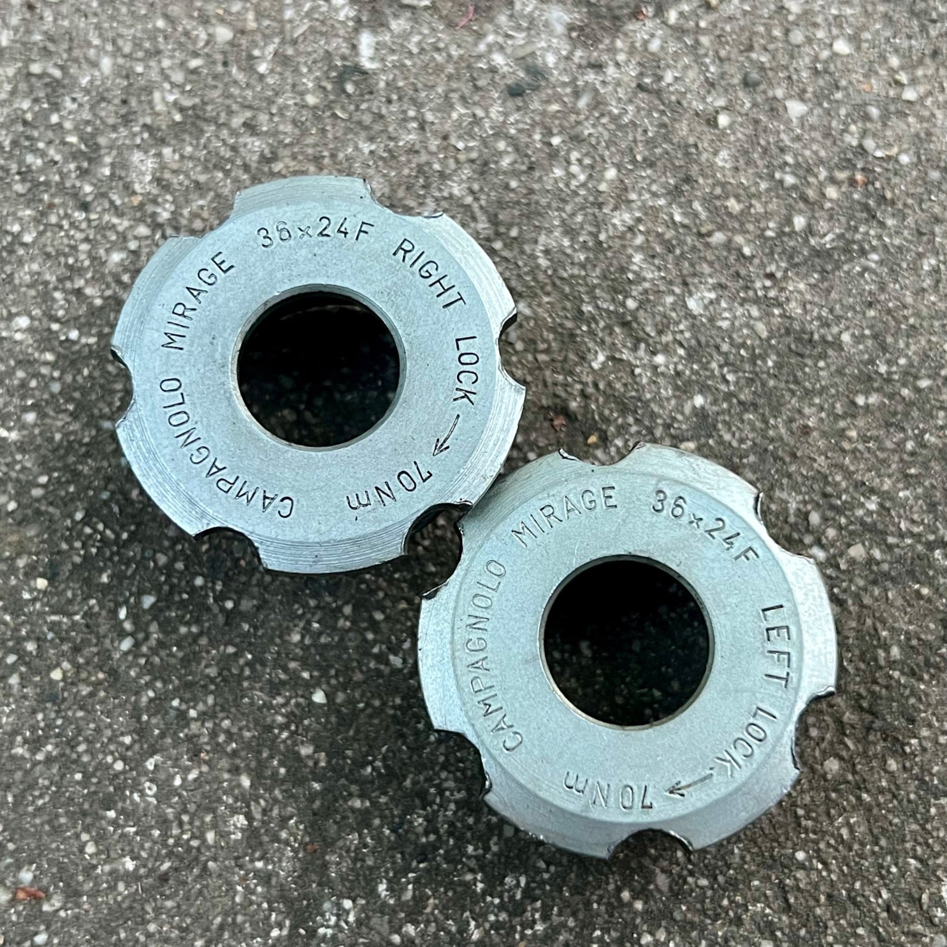 Campagnolo Mirage 36x24 Italian Bottom Bracket Cups Vintage Road Bike Racing 