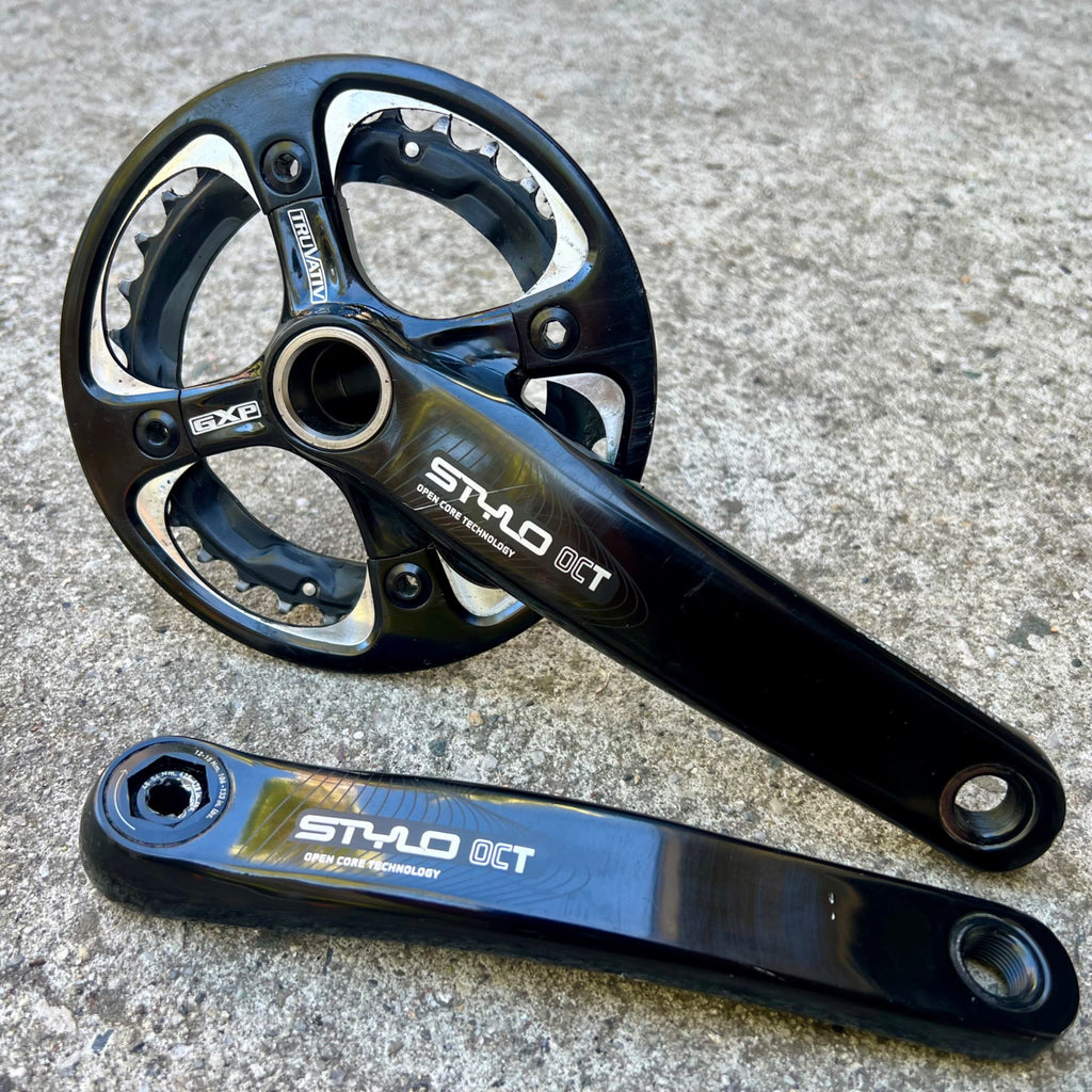 Truvativ Stylo Crankset 175mm 32T 24mm GXP Spindle 1x1 SS Single Speed MTB Black