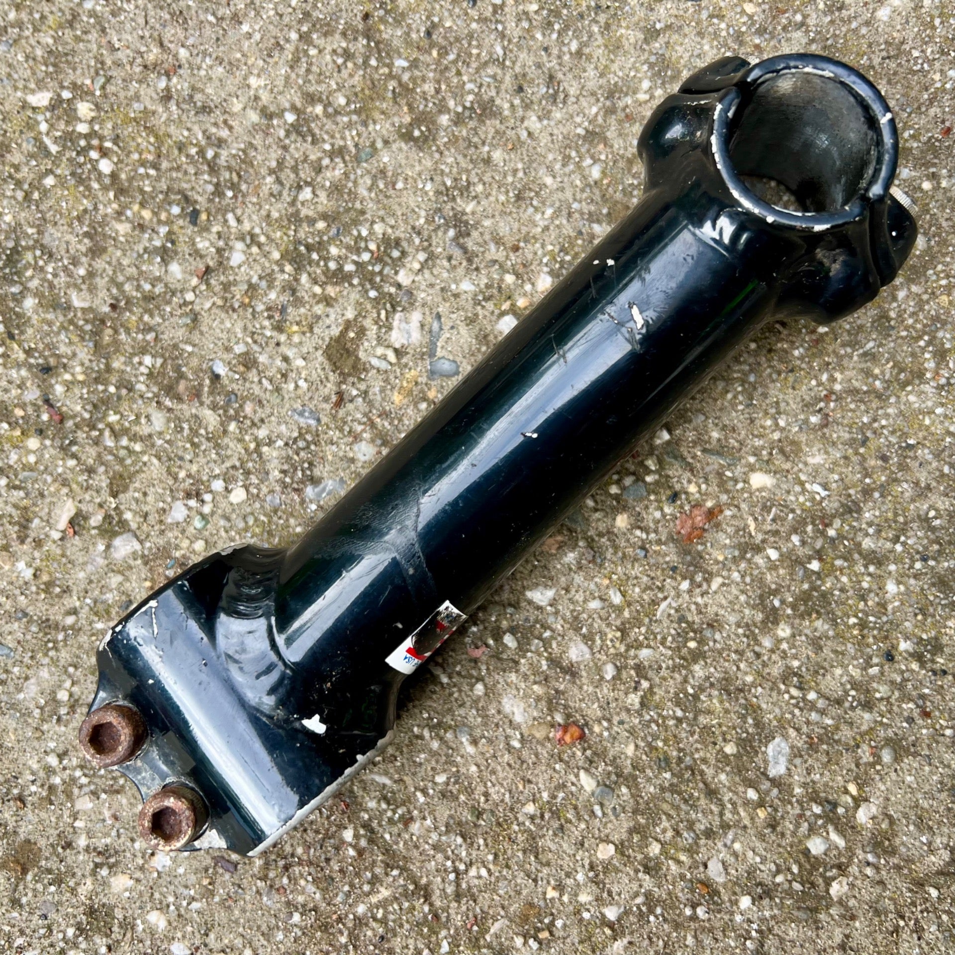 Control Tech 25.4x135mm 1 1/8” Threadless Stem Vintage Retro MTB Mountain Black