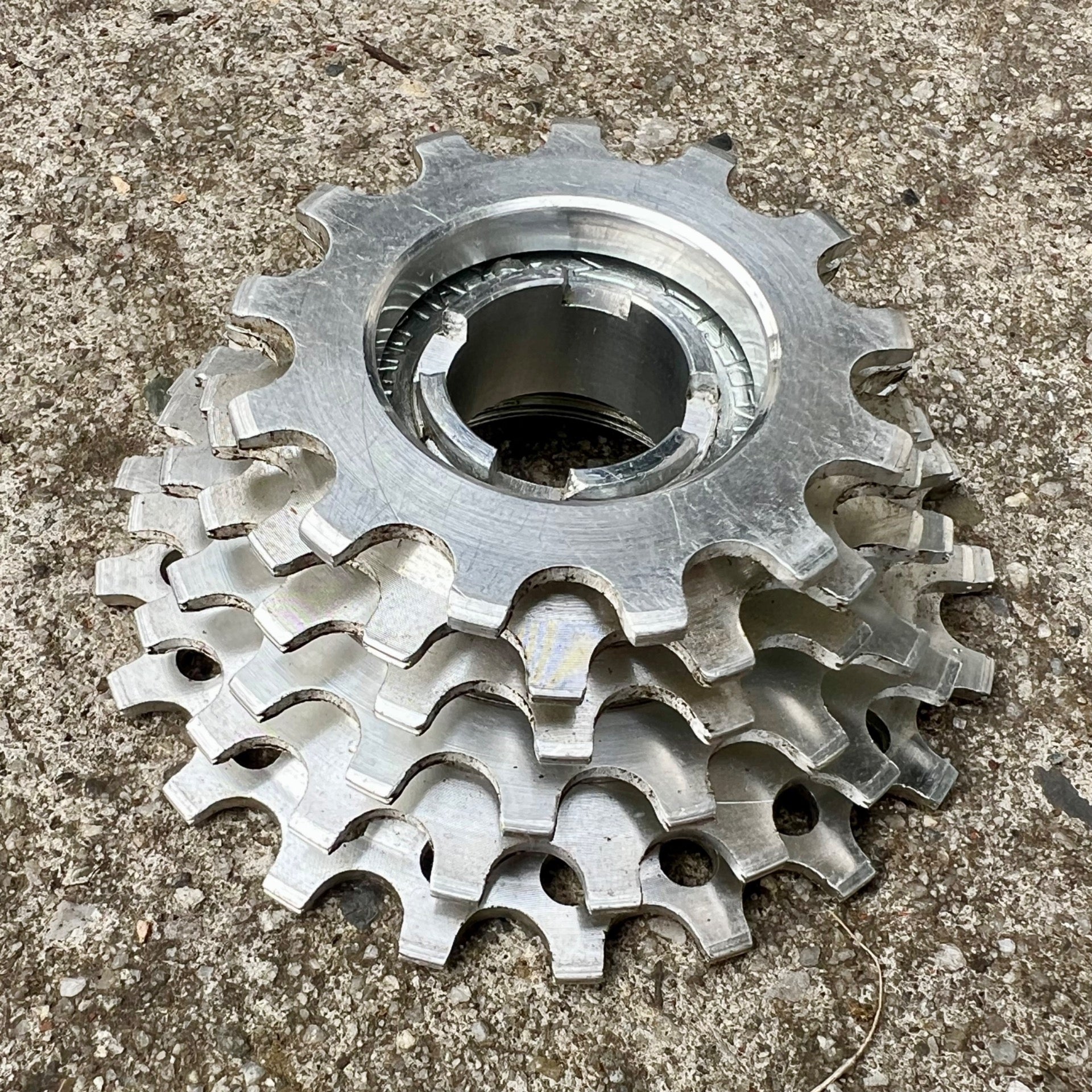 NOS Everest Gastano Aluminum Freewheel 13-21T English Thread Vintage Road  176g