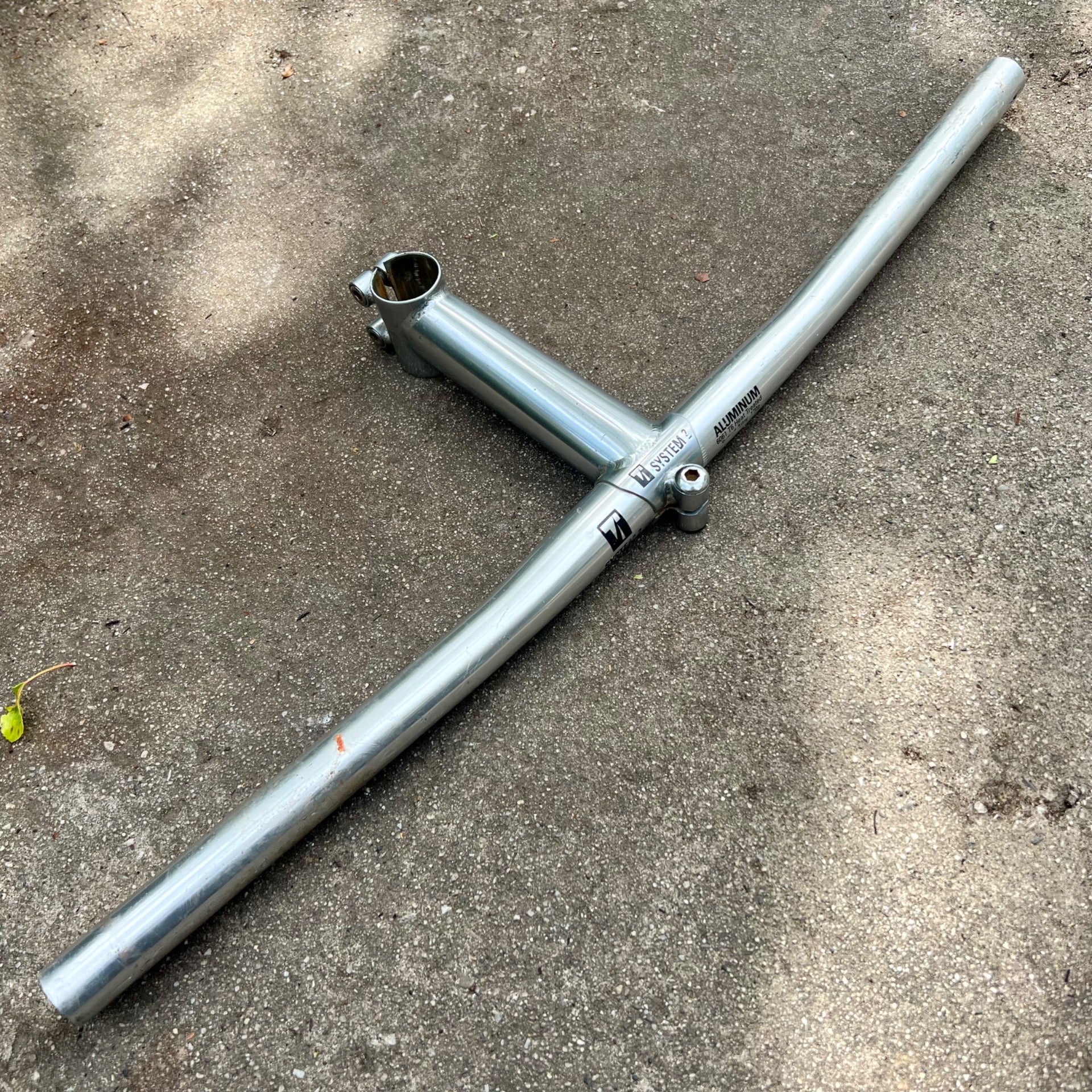 Trek T System 2 Bar & Stem Combo 1 1/8in Threadless 550mm 135mm Vintage MTB 