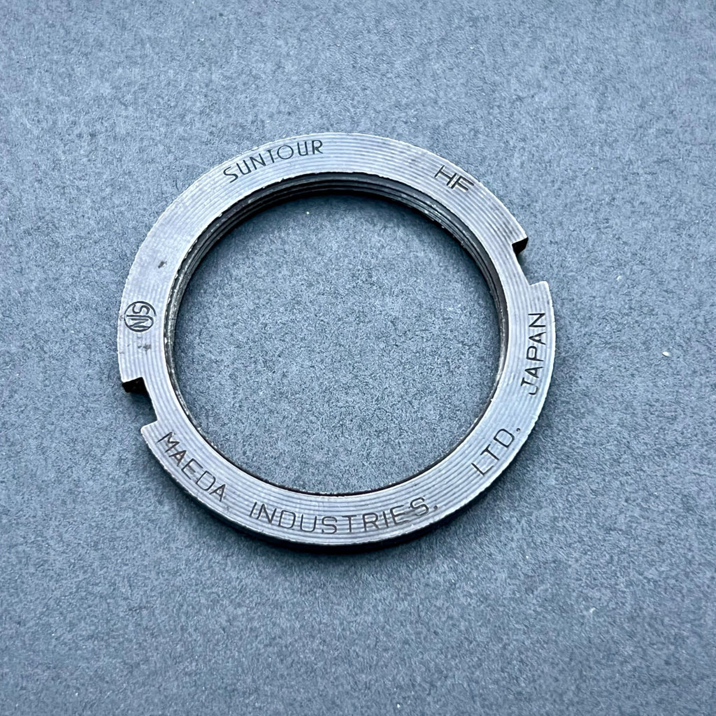 Suntour NJS English Thread 1.29x24 TPI Fixed Gear Hub Lockring Retro Vintage 