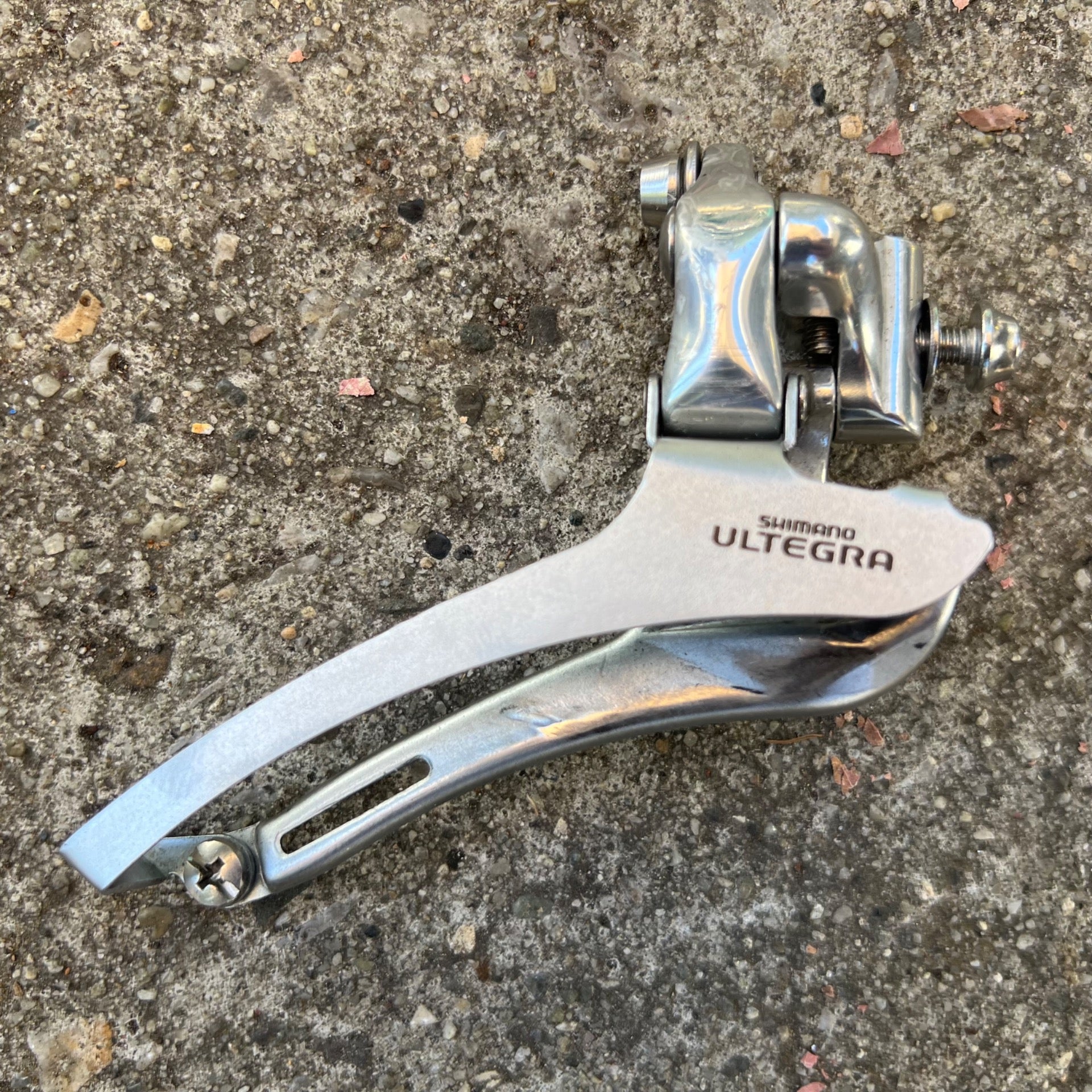 Shimano Ultegra FD-6500 Braze On Front Derailleur 2x9 Bottom Pull Vintage Road 