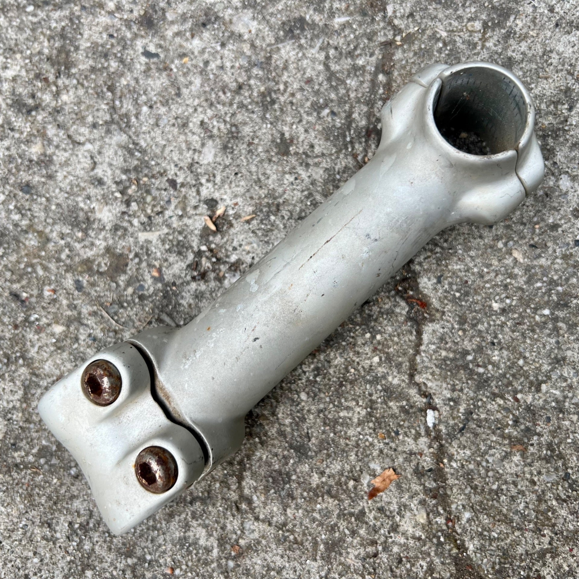 Bontrager 25.4x135mm 1 1/8” Threadless Stem Vintage Retro MTB Mountain Bike Gray