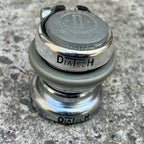 Used Dia-Tech 1 1/8” Threadless Headset Steel Vintage MTB Gravel Retro Chrome Steel-Bicycle Bin