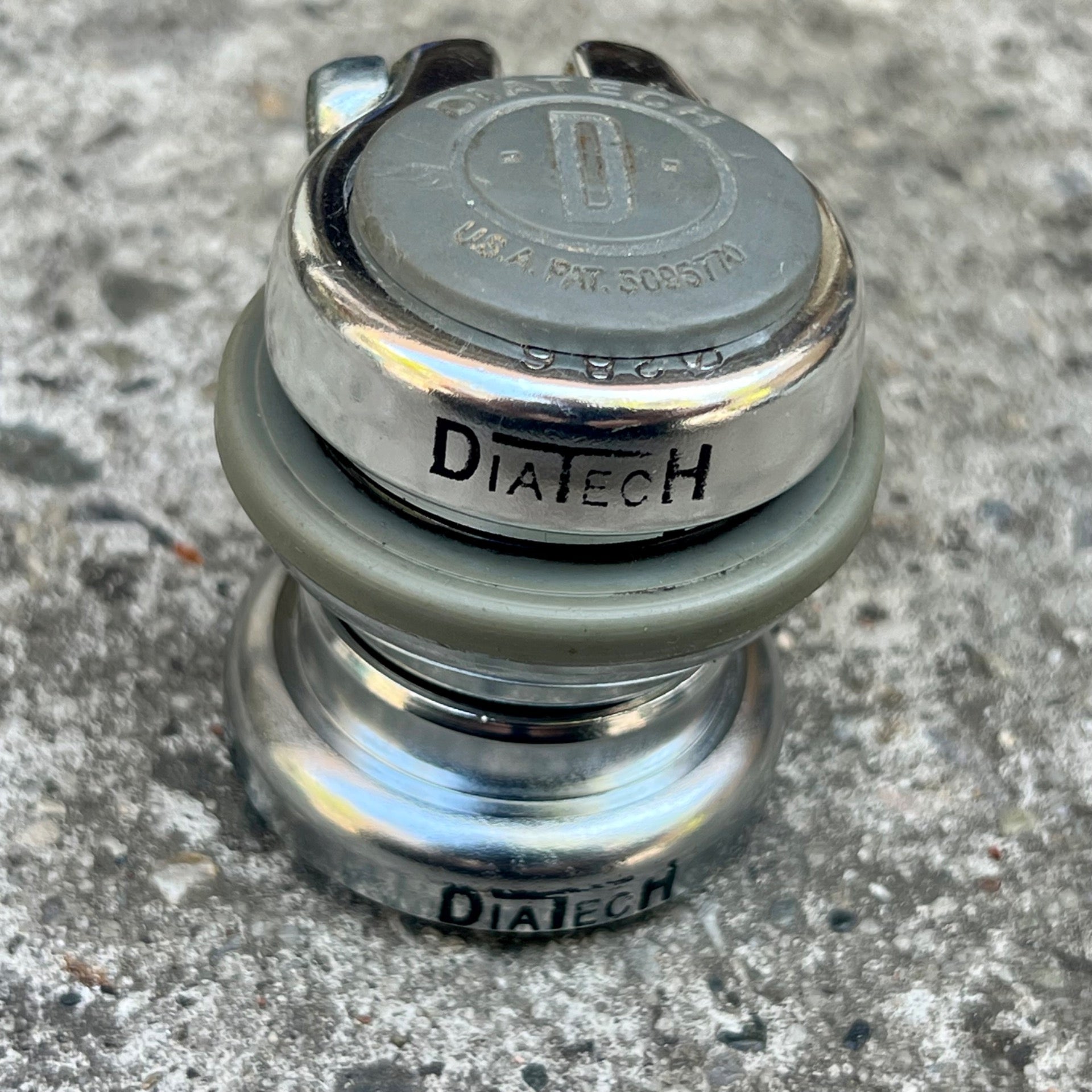 Dia-Tech 1 1/8” Threadless Headset Steel Vintage MTB Gravel Retro Chrome Steel 