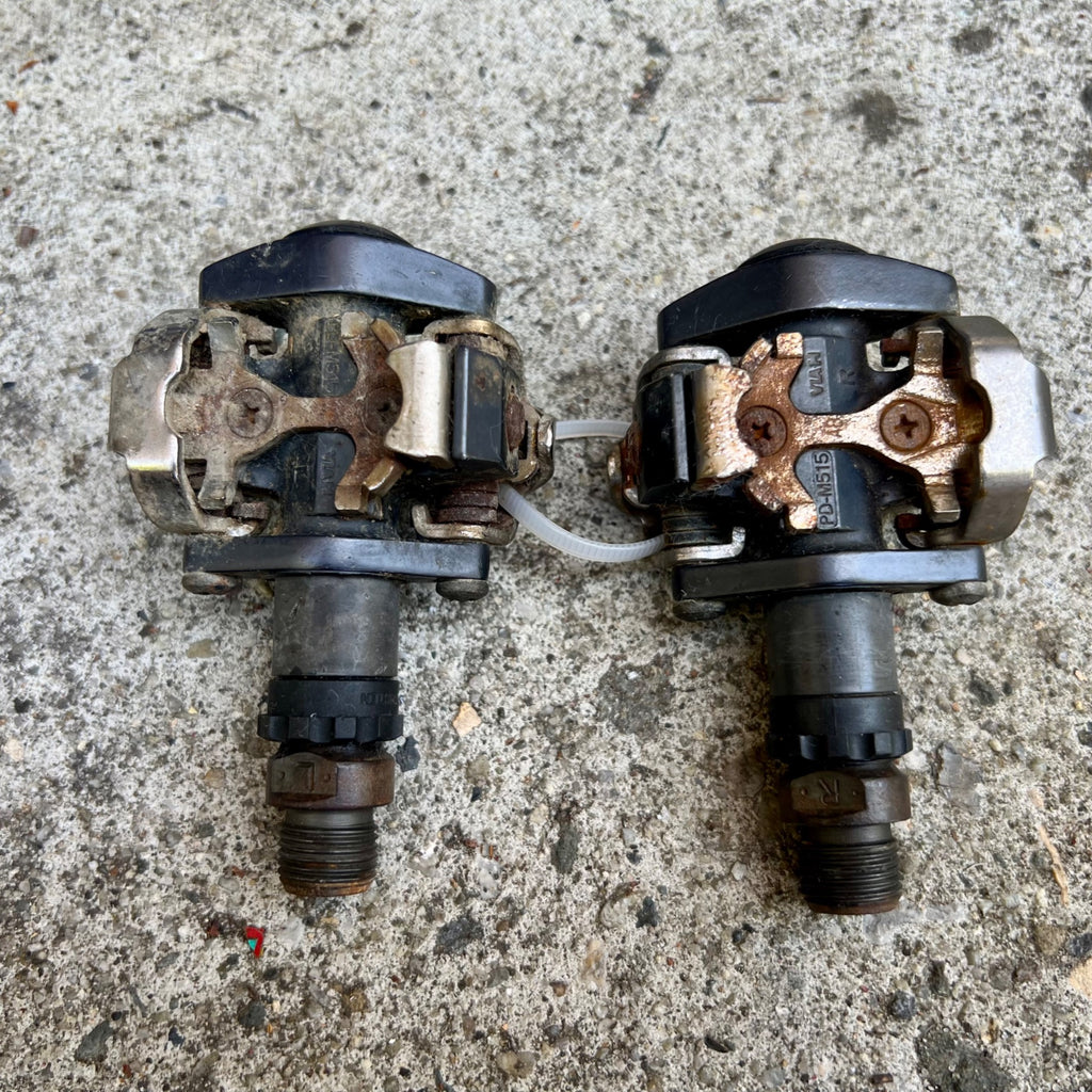 Shimano PD-M515 Clipless SPD Pedals Touring Gravel Road Mountain MTB Bike