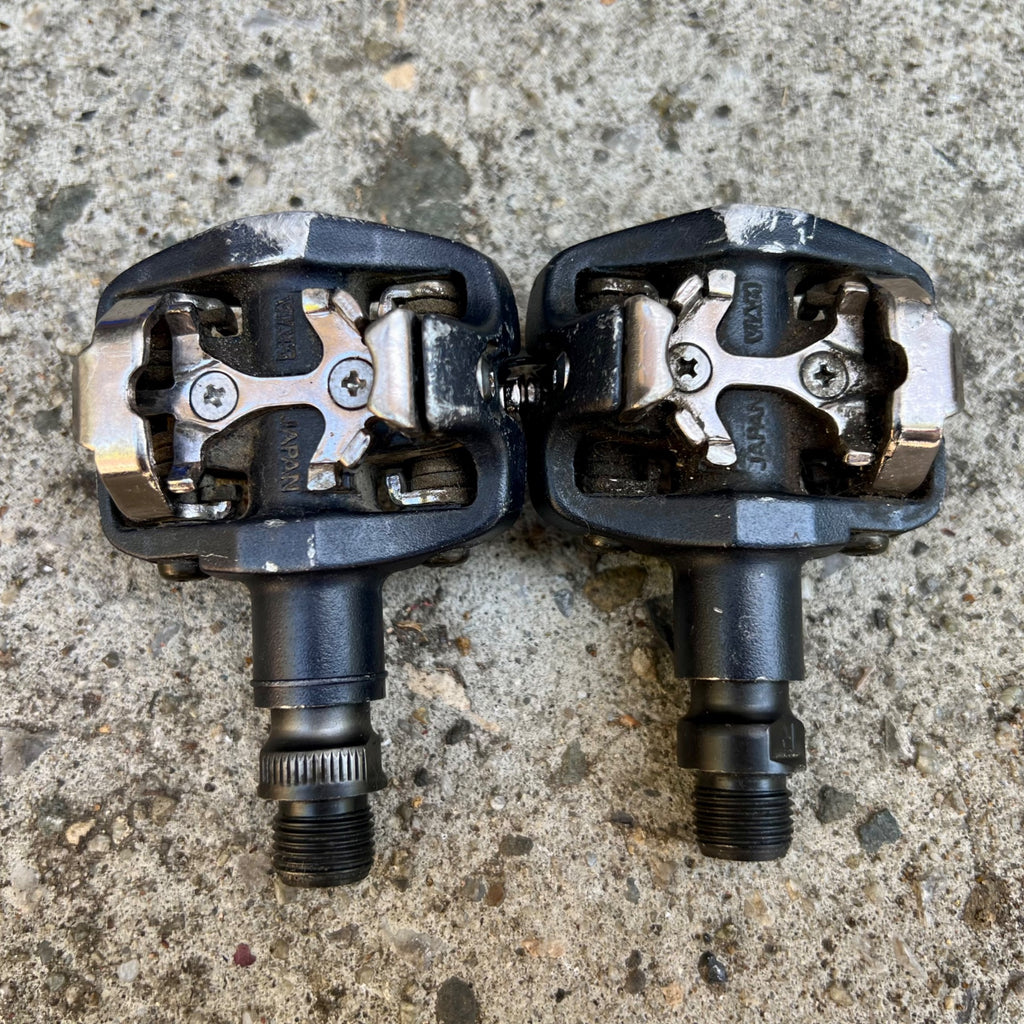 Shimano Clipless Pedals PD-M535 SPD Dual Sided Mountain Gravel Bike MTB Road