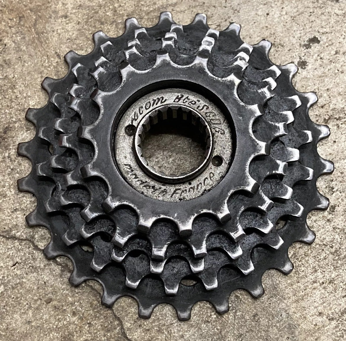 Atom Freewheel French Thread 5 Speed 14-26T Vintage Cycling Touring Bike Gray