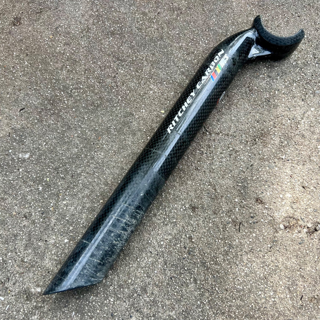 Ritchey WCS Carbon Seatpost 31.6x300mm Black Gravel Road CX XC Fiber NO HEAD 