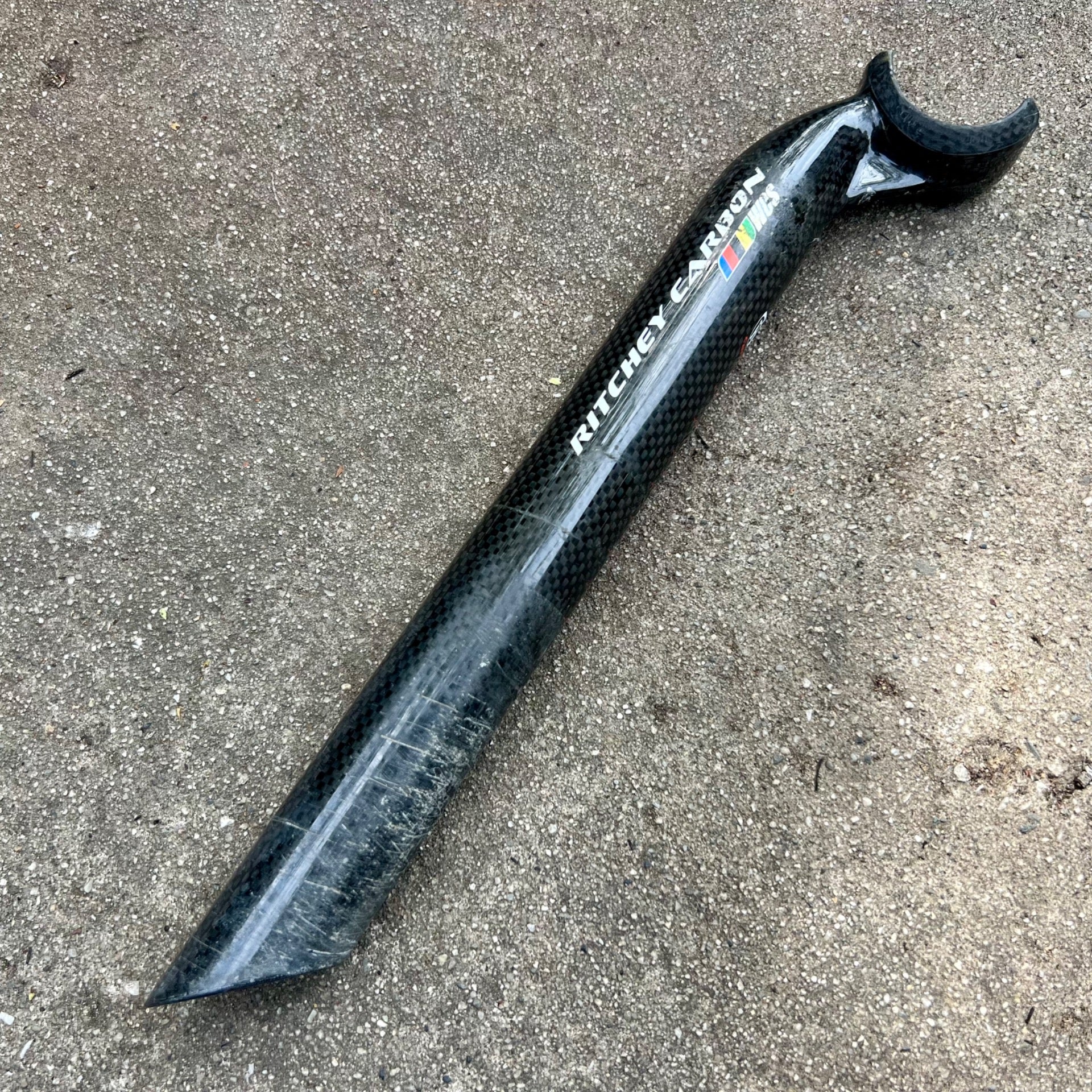 Ritchey WCS Carbon Seatpost 31.6x300mm Black Gravel Road CX XC Fiber NO HEAD 