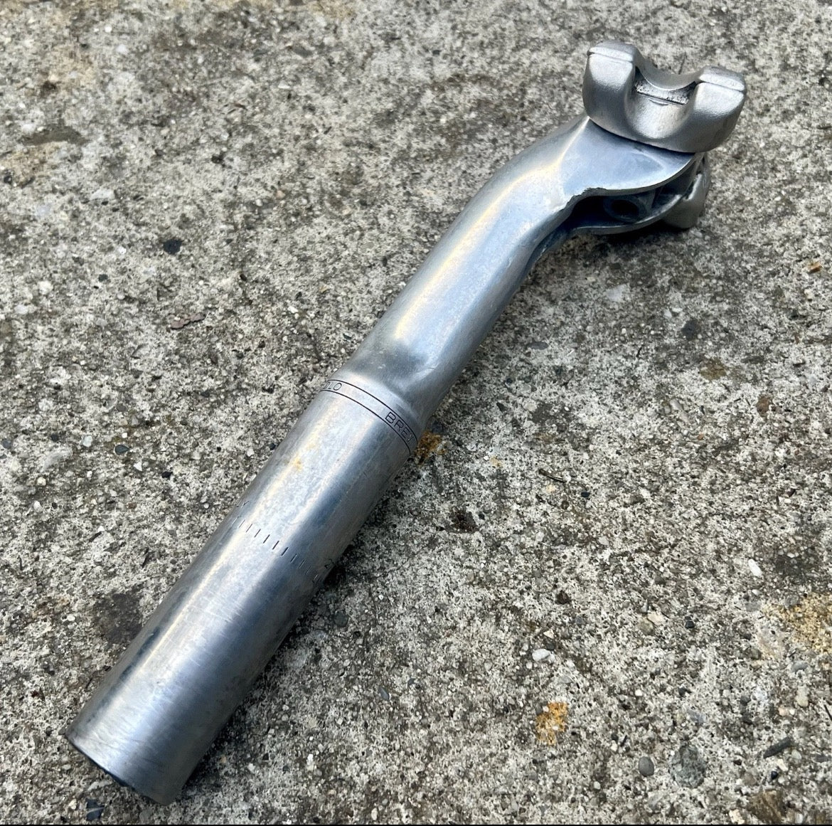 Campagnolo Record Seatpost 27.2x205mm Aero Brev Inter Seat Post Vintage Campy