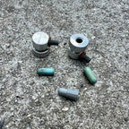 Used AFA Express Pump Heads & Parts Vintage Silver Road Bike Presta Plug Cap Retro-Bicycle Bin