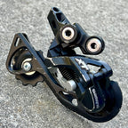 Used Shimano Deore XT M781 10 Speed Rear Derailleur Medium Cage Black MTB Downhill-Bicycle Bin