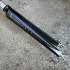 Used Forte Axis Carbon Fork 700c 1 1/8” 9.5” Threadless Steerer Black Road Bike Gray-Bicycle Bin