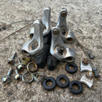 Used Shimano Exage BR-M454 Brakes Brake Set Cantilver Vintage MTB Touring Mountain-Bicycle Bin