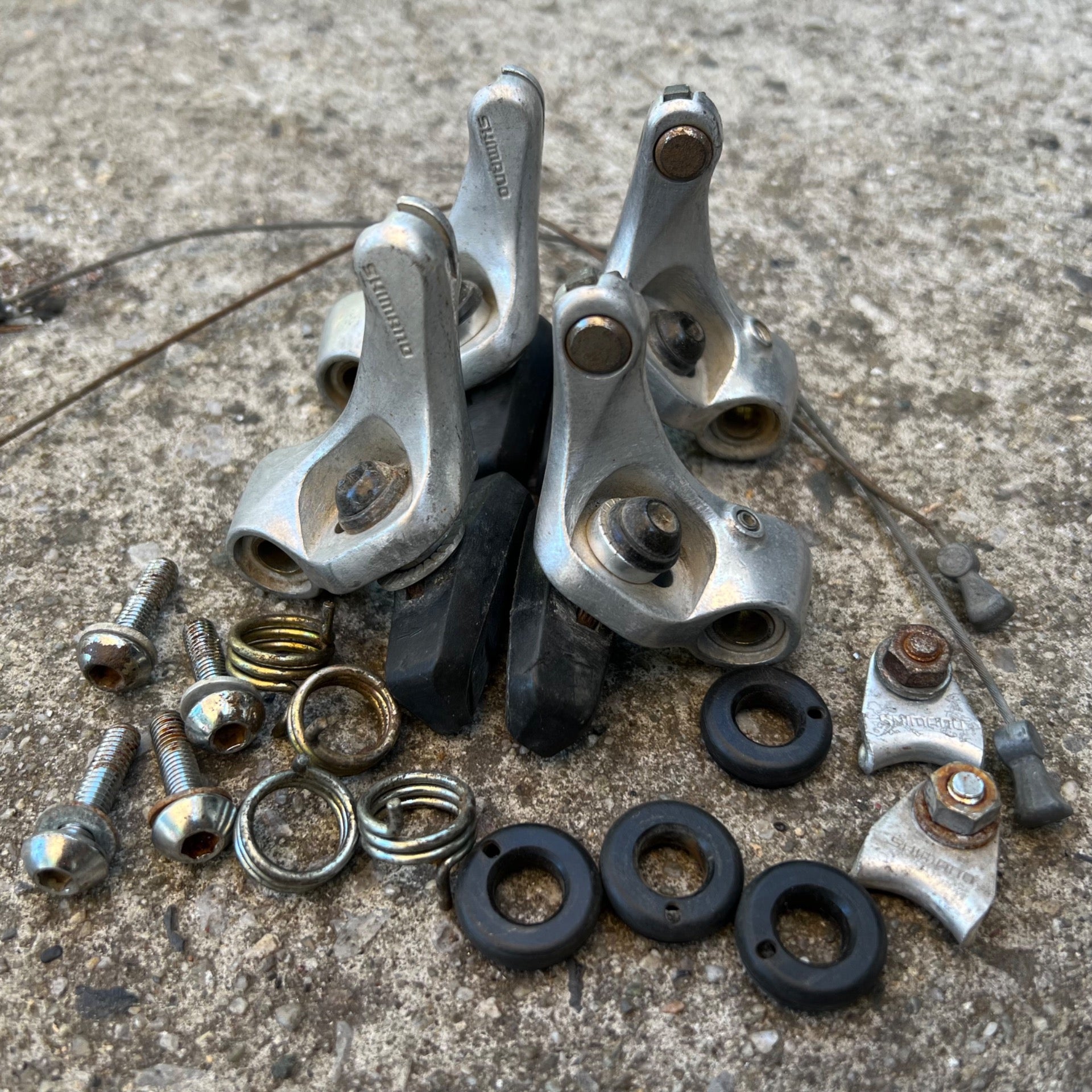 Shimano Exage BR-M454 Brakes Brake Set Cantilver Vintage MTB Touring Mountain