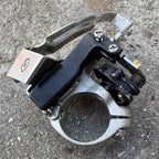 Used Shimano Deore XT FD-M760 34.9mm Dual Pull Front Derailleur Triple 3x9 MTB Gray-Bicycle Bin