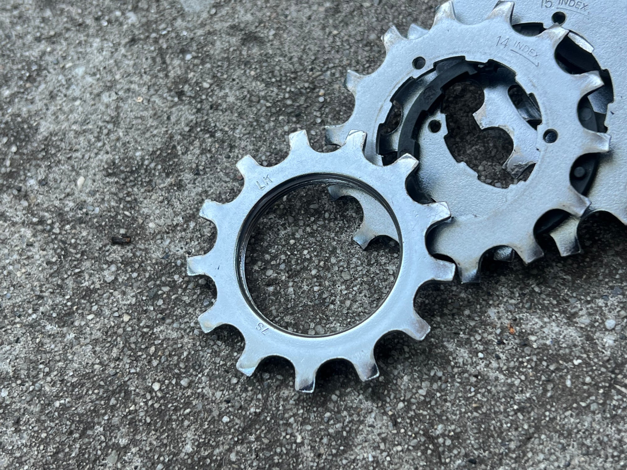 Shimano 7 Speed 13-24T Uniglide Cassette Vintage Road Touring Bike Silver