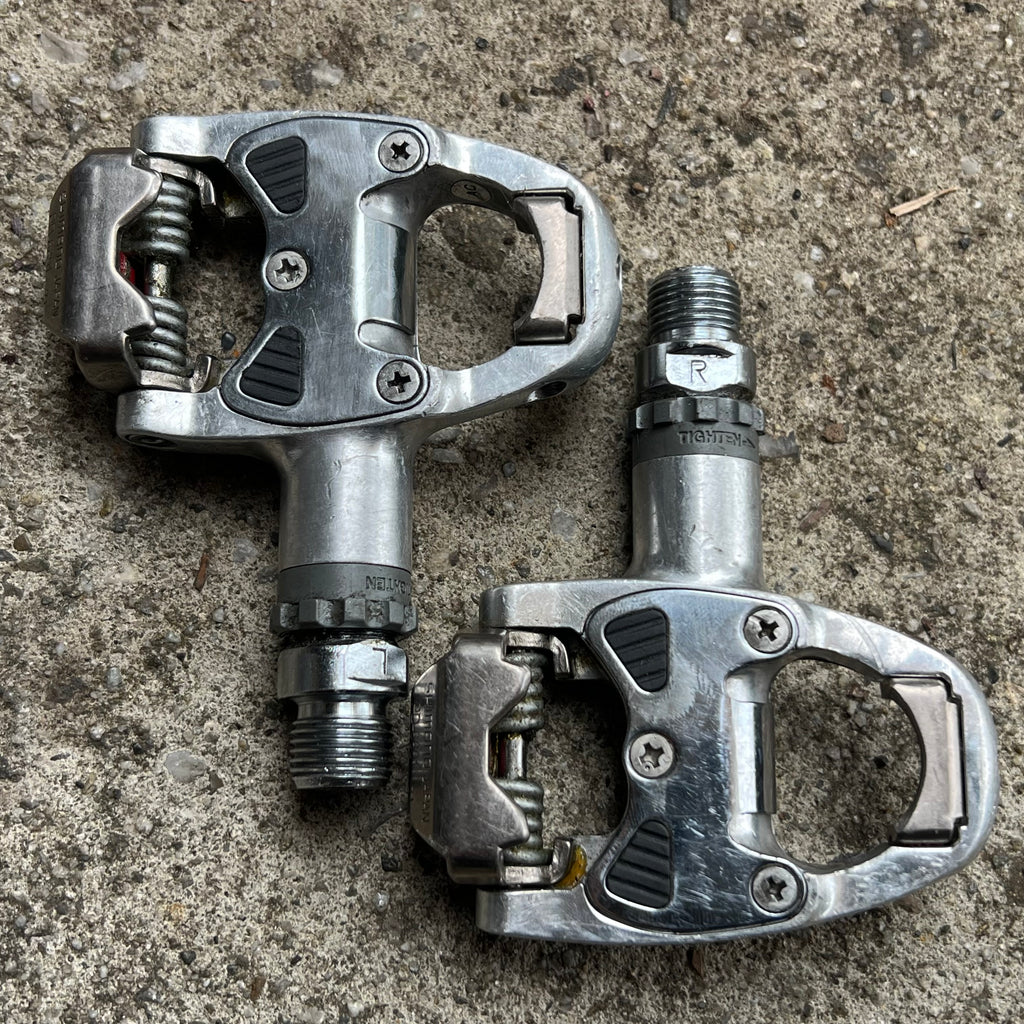 Shimano Ultegra PD-6601 SPD-R Pedals Vintage Road Gravel Bike Silver