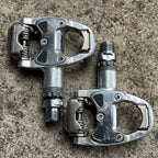 Used Shimano Ultegra PD-6601 SPD-R Pedals Vintage Road Gravel Bike Silver-Bicycle Bin