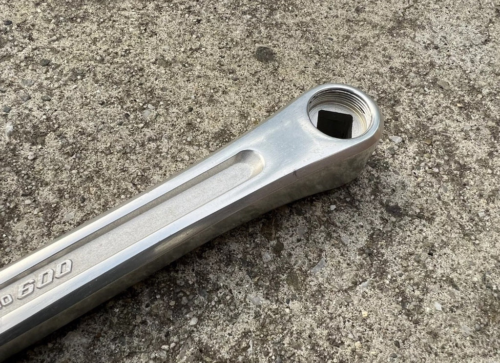 Used NICE Shimano 600 Touring Forged Crankset 52/42 170mm 3 Bolt Vintage Retro Road-Bicycle Bin