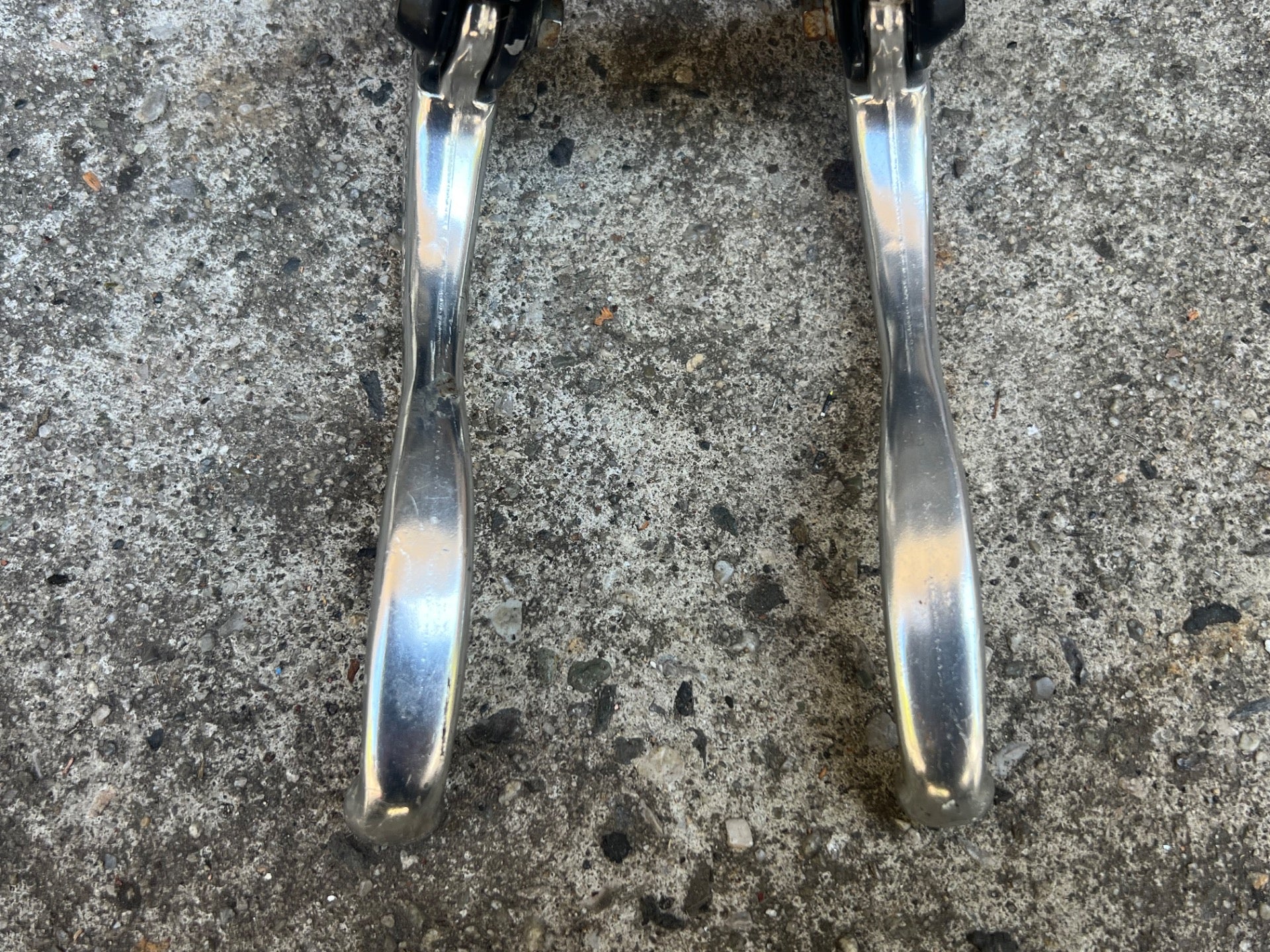 Dia Compe Cantilever Brake Levers Vintage Moto Black 4 Finger 80’s MTB ATB  - Image 3