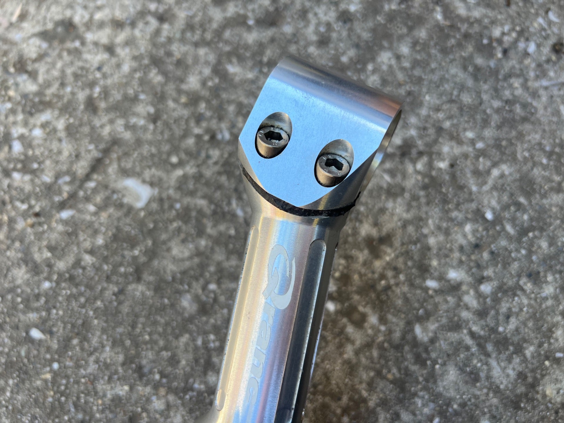 Qranc 125x25.4mm Stem 1 1/8” Threadless Silver Aluminum Vintage MTB Mountain  - Image 3