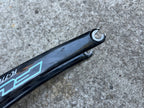 Used Fuji Carbon Fork 1 1/8” Threadless Steerer 9.25” Silver Black Road Bike Racing-Bicycle Bin