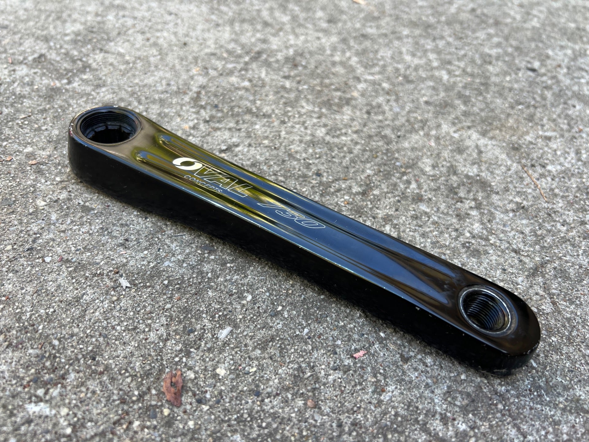 Oval Concepts 730 Crank Arms Cranks 170mm 110 BCD 5 Bolt Road Gravel Bike Black - Image 3