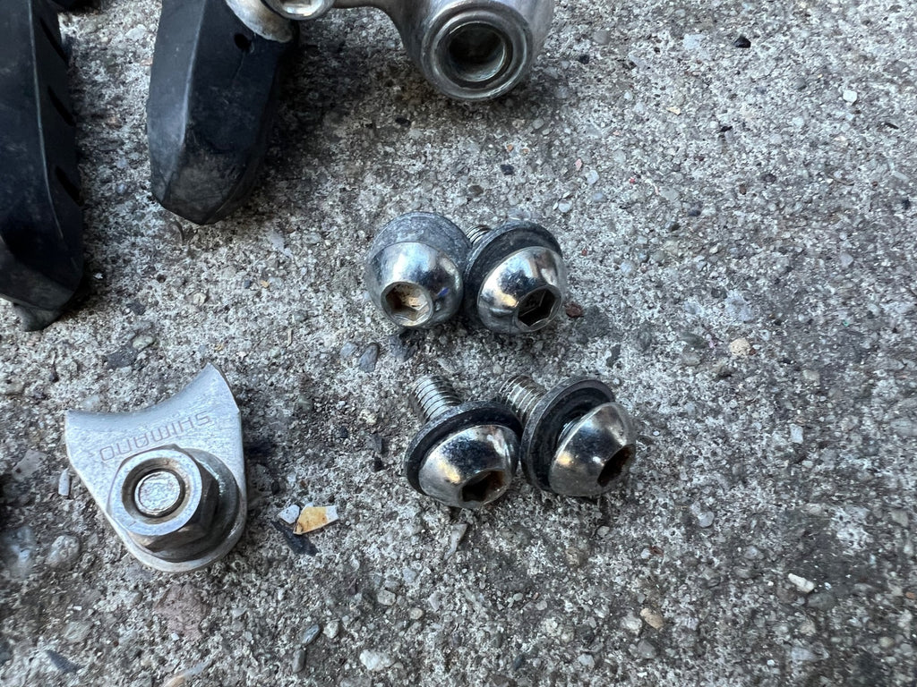 Used Shimano Deore BR-MT62 Brakes Brake Set Cantilver Vintage MTB Gravel Touring Gray-Bicycle Bin