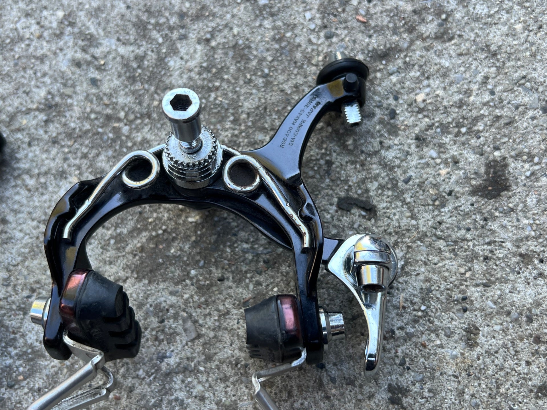 Royal Gran Compe 400 Brakes Black Road Bike Brake Set Dia Compe Vintage Road - Image 3