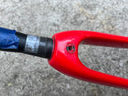Used 2006 Trek Pilot Carbon Fork 700c 1 1/8in Red Road Bike Racing Threadless Steerer-Bicycle Bin