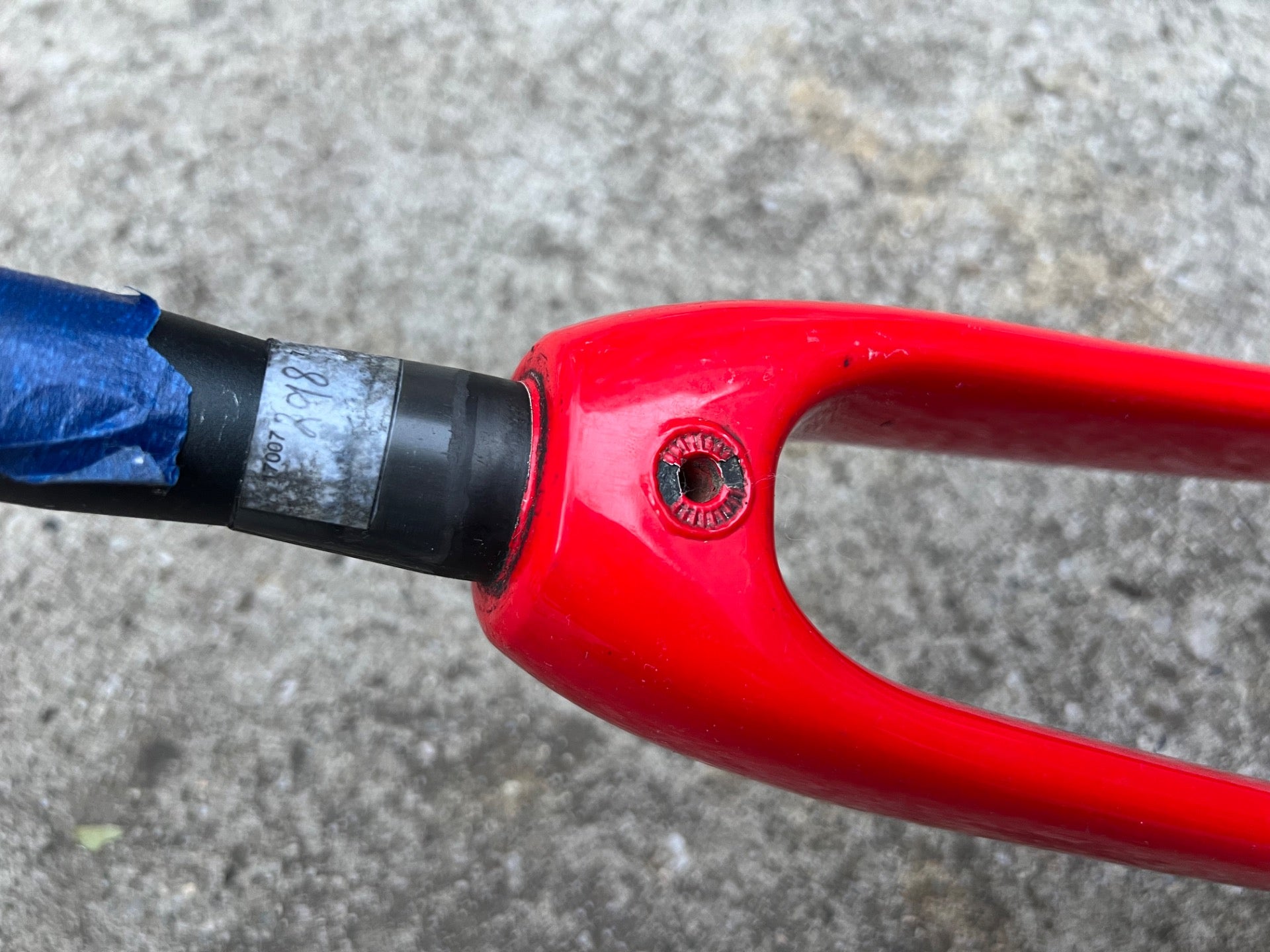 2006 Trek Pilot Carbon Fork 700c 1 1/8in Red Road Bike Racing Threadless Steerer - Image 3