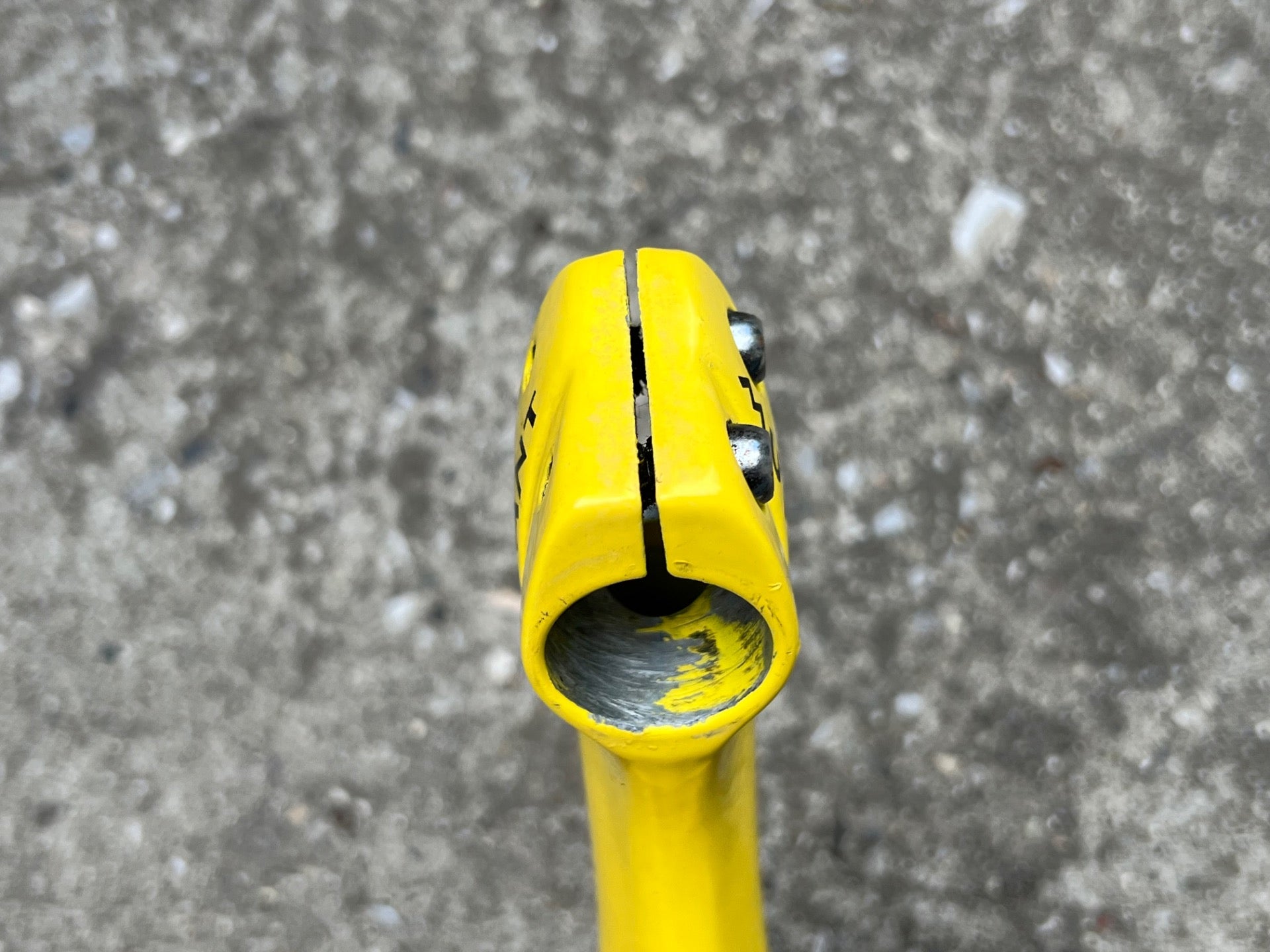 3T Mutant Stem 110x25.4mm 1in Threadless Yellow MTB Mountain Bike Aluminum Retro - Image 3